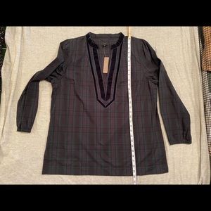 NWT J Crew navy tunic